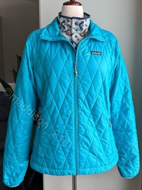 Patagonia Nano Puff Jacket Curaçao Blue Small Windproof Water Resistant S